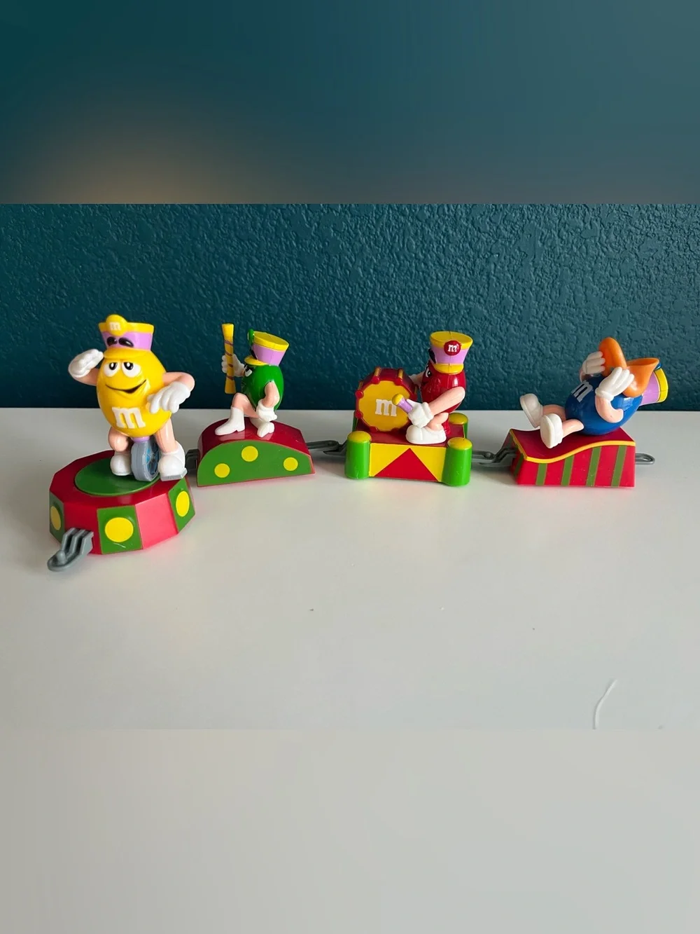 15 M&M Mars Christmas Car Train Ornament 2002, 2005, 2006